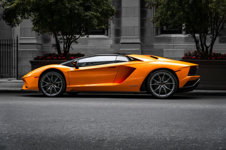 Lamborghini Orange And Black